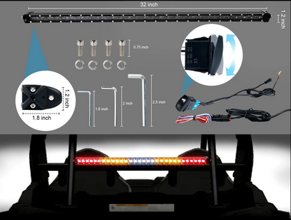 Chase LED Light Bar With Built In Strobe 32’’ - Light Bar