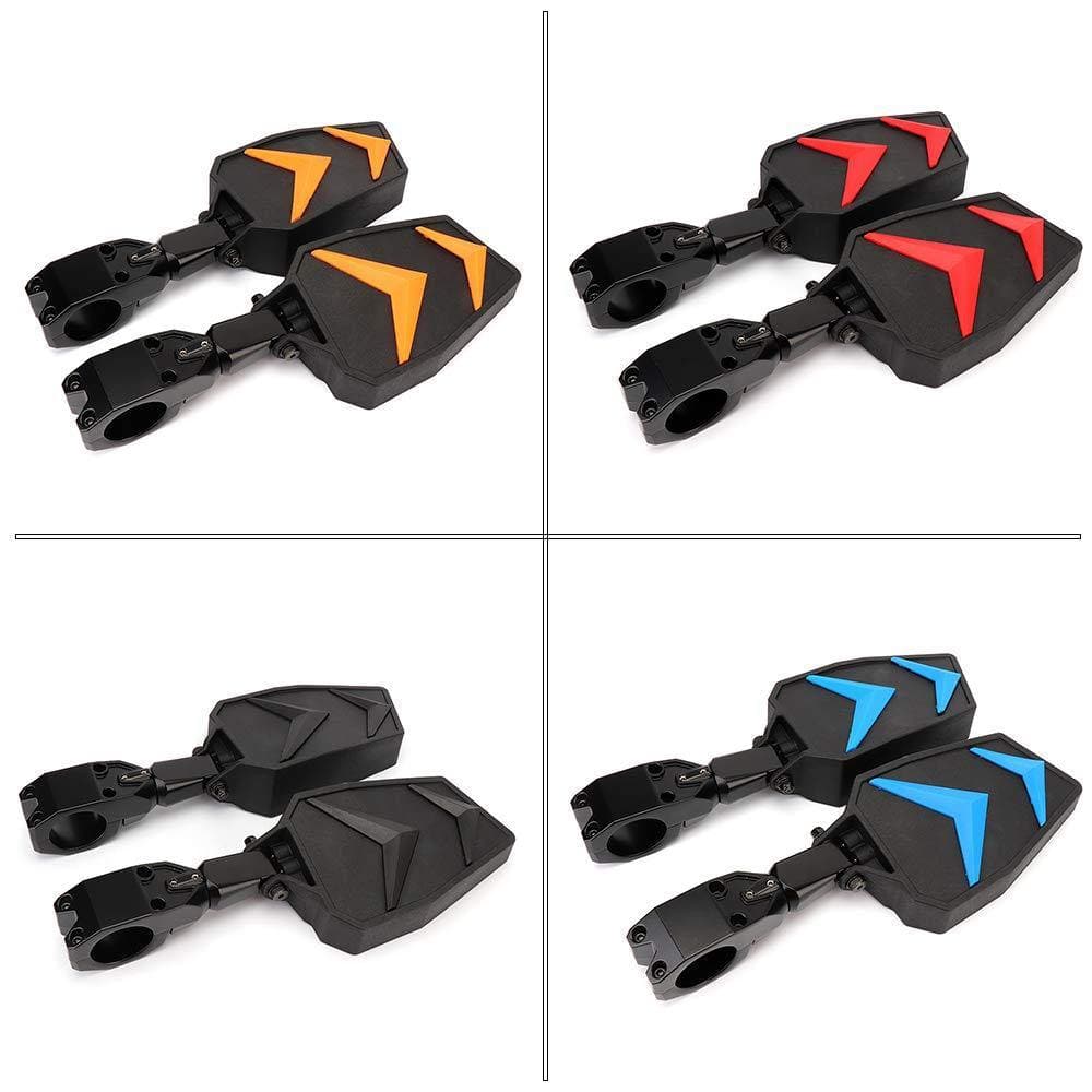 Color Insert Side Mirrors For 1.75’’ UTV Roll Bar Yamaha