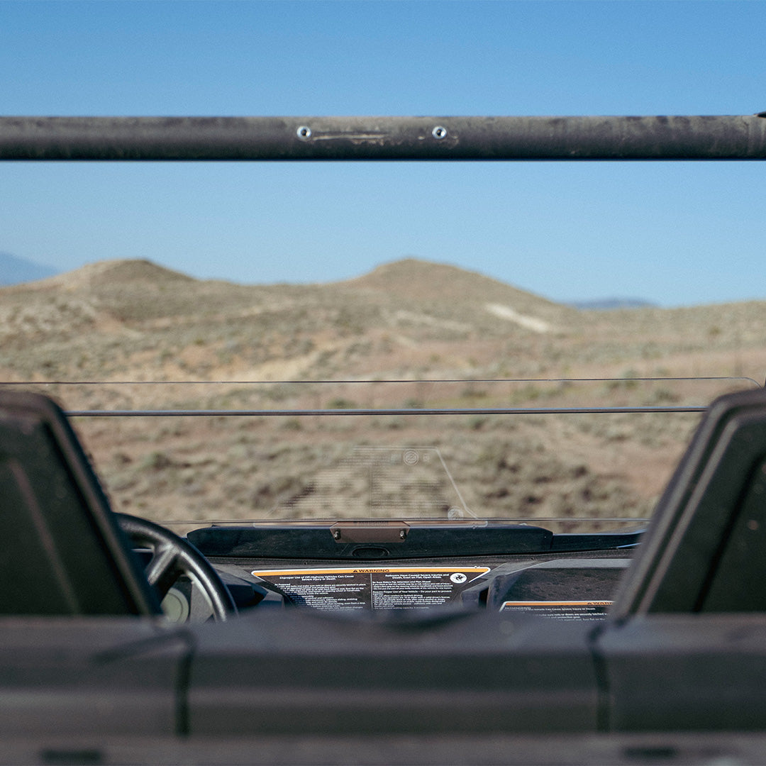 Commander/Maverick Sport/ Maverick Trail Polycarbonate Half Front Windshield - Polycarbonate Front Windshield
