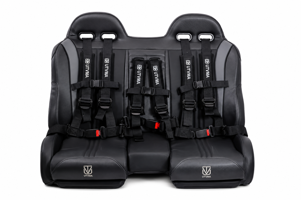 Commander Max Front Bench Seat With Harnesses (2021+) - Bench Seat