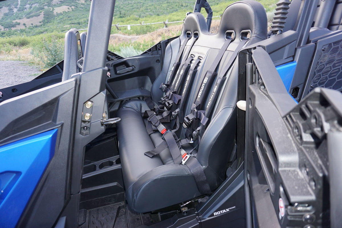 Commander Max Rear Bench Seat (2021+) W Harnesses - Bench Seat