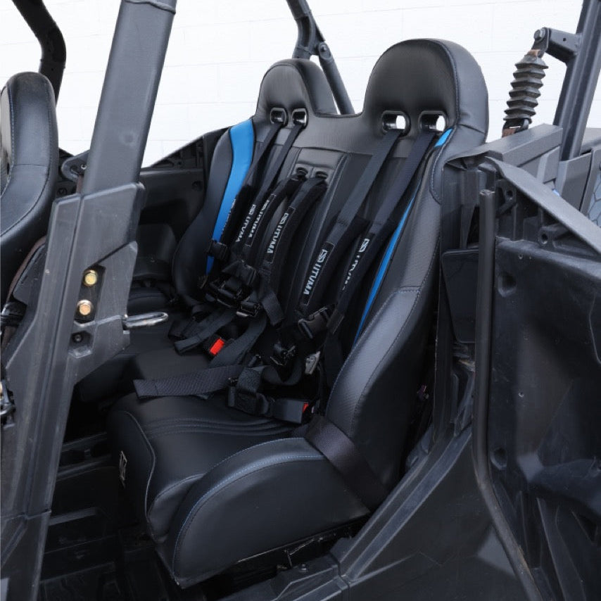 Commander Max Rear Bench Seat (2021+) W Harnesses - Bench Seat