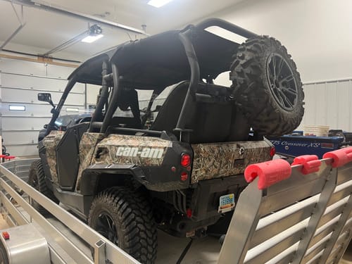Commander Max Spare Tire Rack (2014+) - Spare Tire Mounts