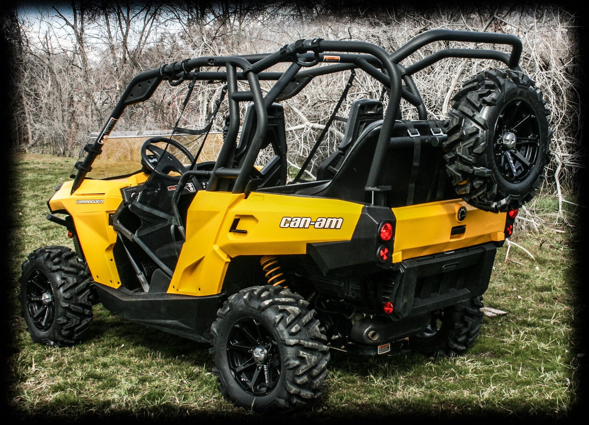 Commander Max Spare Tire Rack (2014+) - Spare Tire Mounts