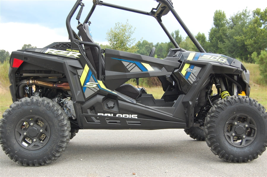 Trail Armor Polaris 2015 - 2017 RZR S 900, RZR S 900 EPS, RZR 900, RZR 900 EPS TRAIL, RZR 900 XC and 2016-2017 RZR S 1000 Full Skids with Slider Nerfs or Trimmed for Polaris Kick Out Steel Rock Sliders