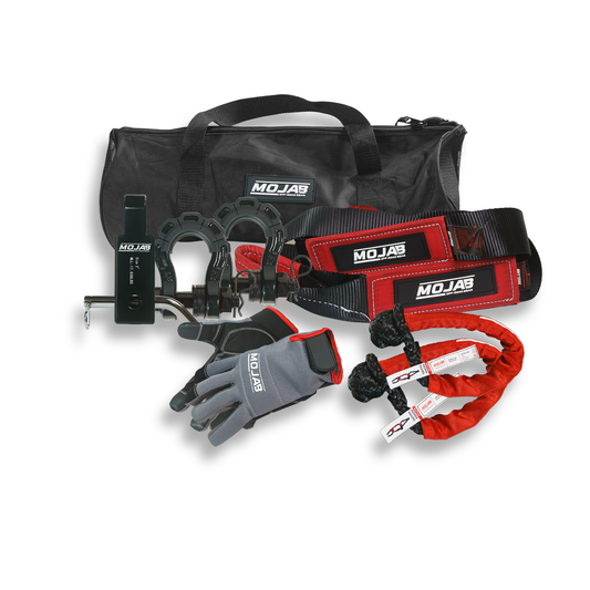 Deluxe Recovery Kit (7 items +5 Storage bags + 1 Velcro Tape) *Lifetime Warranty - Towing