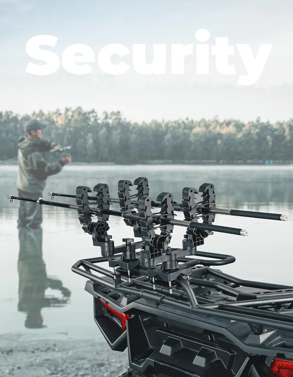 Double Gun Rack Holders for 0.75’’ to 2’’ Tubular or Square Bars