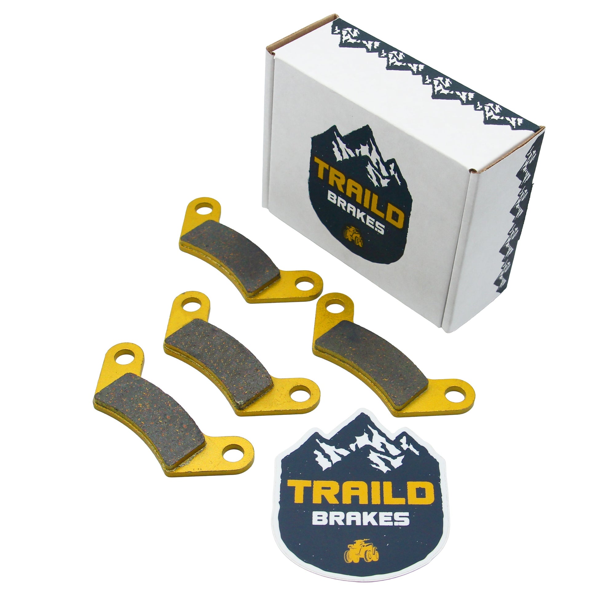 E-Z-GO Express S6 Terrain 1000 TXT G5 2008-2024 Ceramic Brake Pad Set - Vehicle Parts & Accessories