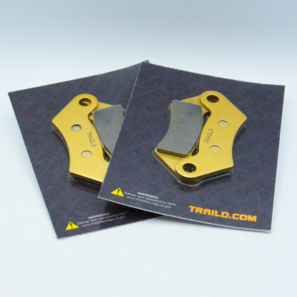 E-Z-GO Express S6 Terrain 1000 TXT G5 2008-2024 Ceramic Brake Pad Set - Vehicle Parts & Accessories