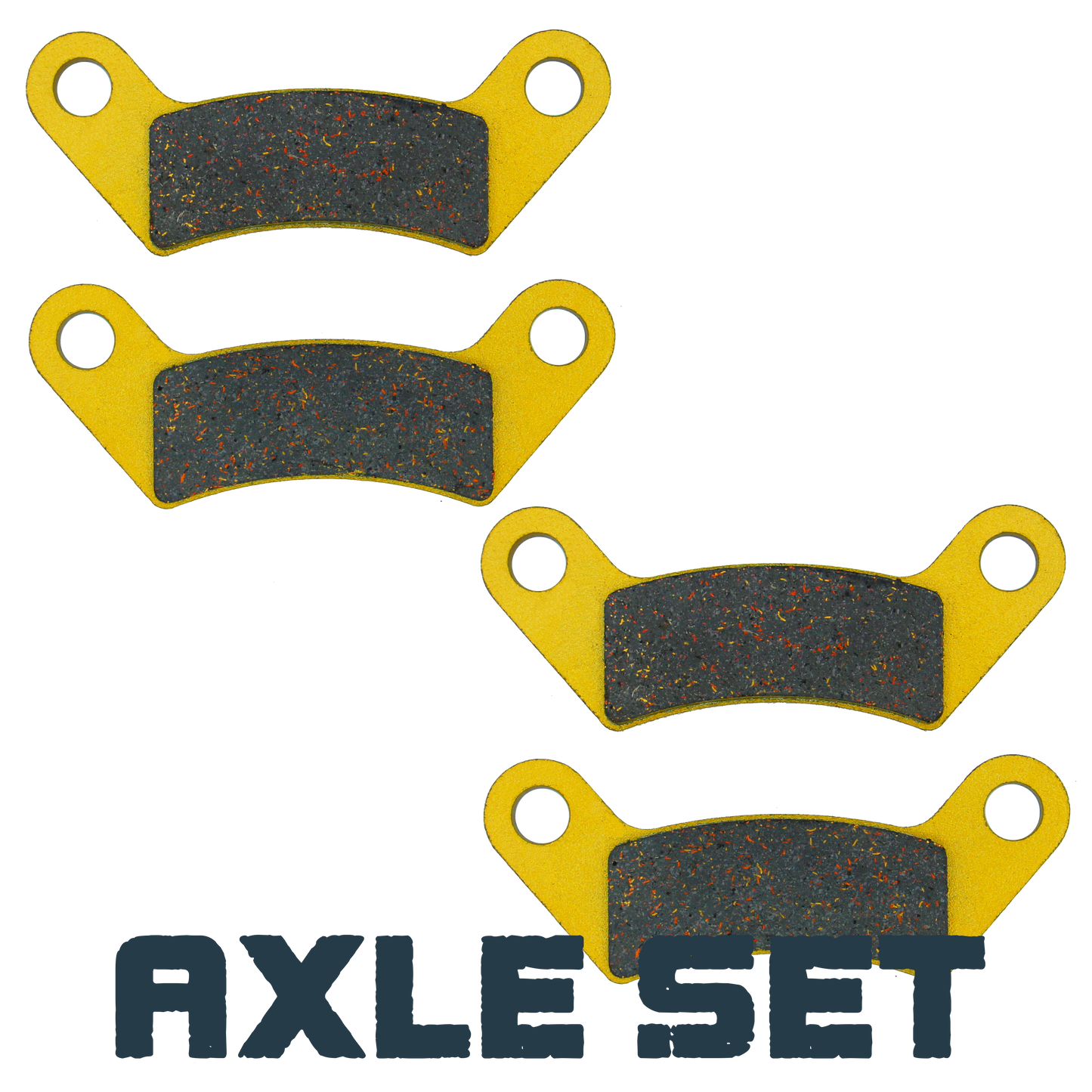 E-Z-GO Express S6 Terrain 1000 TXT G5 2008-2024 Ceramic Brake Pad Set - Vehicle Parts & Accessories