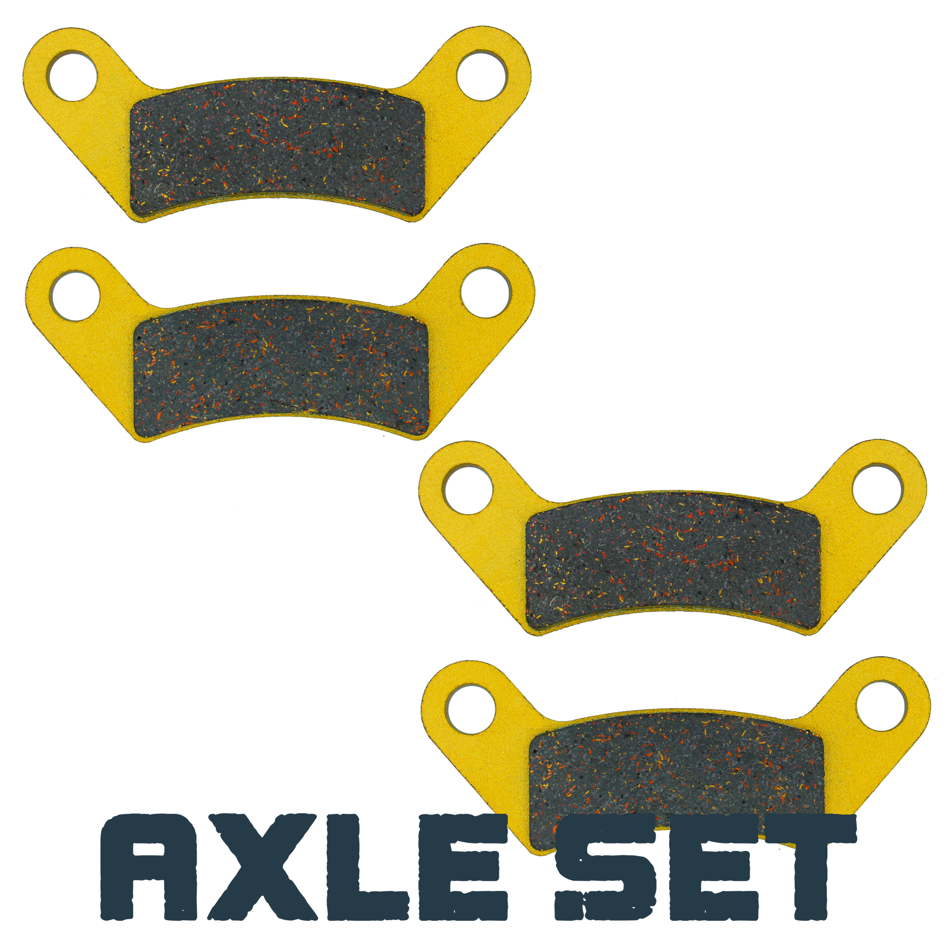 E-Z-GO Express S6 Terrain 1000 TXT G5 2008-2024 Ceramic Brake Pad Set - Vehicle Parts & Accessories
