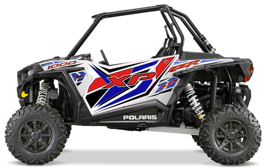 Trail Armor GenX Two Door Graphics Kit - 2015 RZR XP 1000 EPS White Lightning