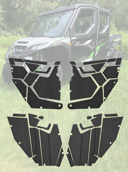 EVA Foam Door Panel Kit Kawasaki Ridge - 4 Door / Charcoal - EVA Foam Kits