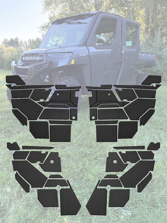 EVA Foam Door Panel Kit Polaris Ranger XP 1000 - 4 Door / Charcoal - EVA Foam Kits