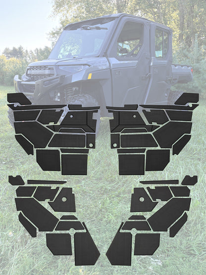 EVA Foam Door Panel Kit Polaris Ranger XP 1000 - 4 Door / Charcoal - EVA Foam Kits