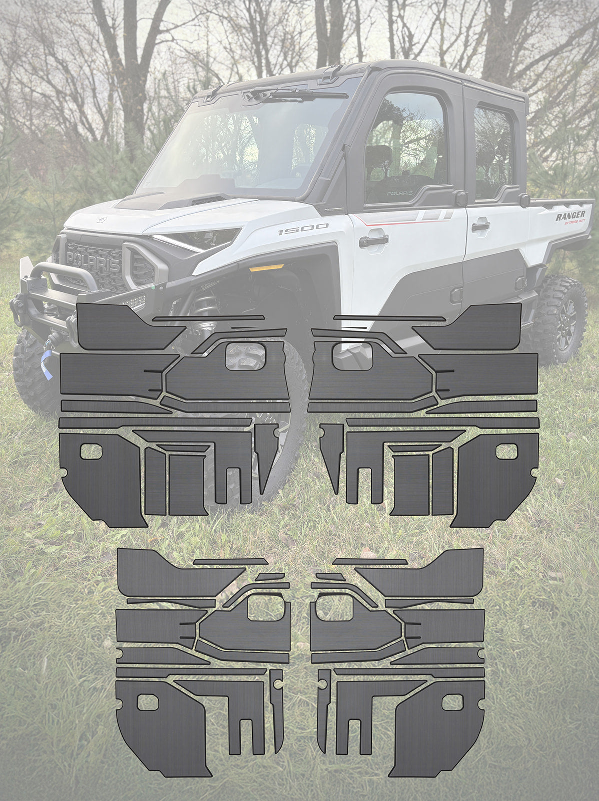 EVA Foam Door Panel / Tunnel Kits Polaris Ranger XD1500 - EVA Foam Kits