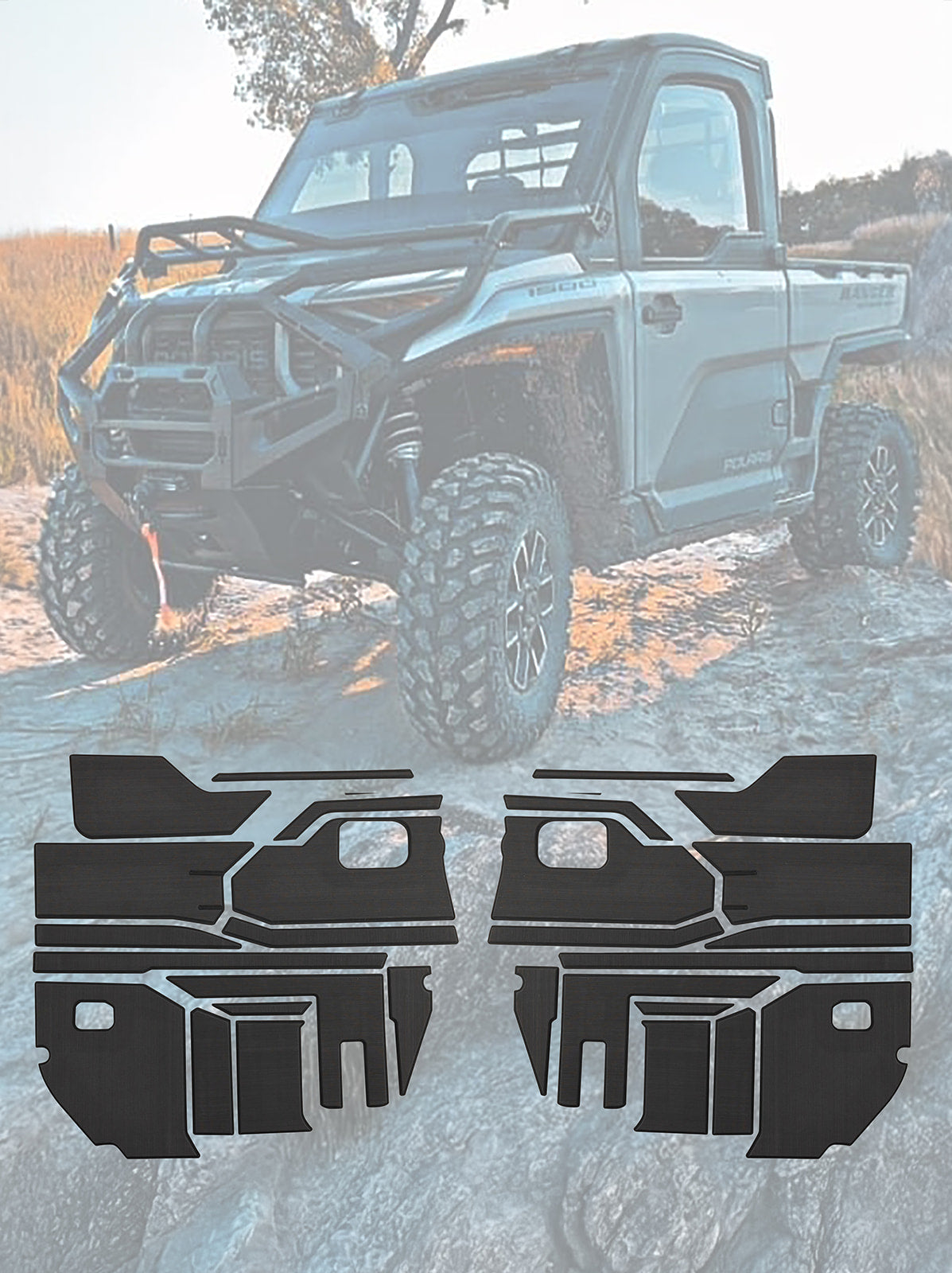 EVA Foam Door Panel / Tunnel Kits Polaris Ranger XD1500 - EVA Foam Kits