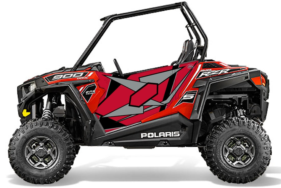 Trail Armor GenX Two Door Graphics Kit -  2015  RZR S 900 EPS Havasu Red Pearl