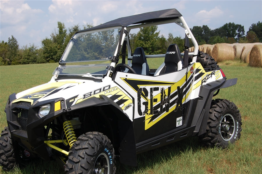 Trail Armor GenX Two Door Graphics Kit - 2014 RZRS 800 LE WHITE LIGHTNING