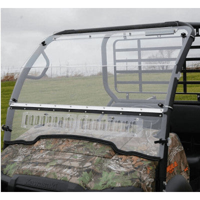 Falcon Ridge Aero-Vent Front Windshield - Kawasaki Mule SX - Hard Coat