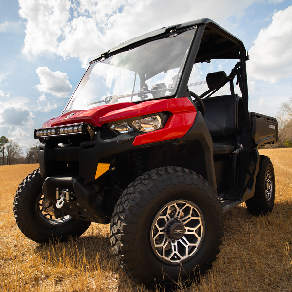 Falcon Ridge Velocity Flip Up Windshield Can-Am Defender - UV Resistant