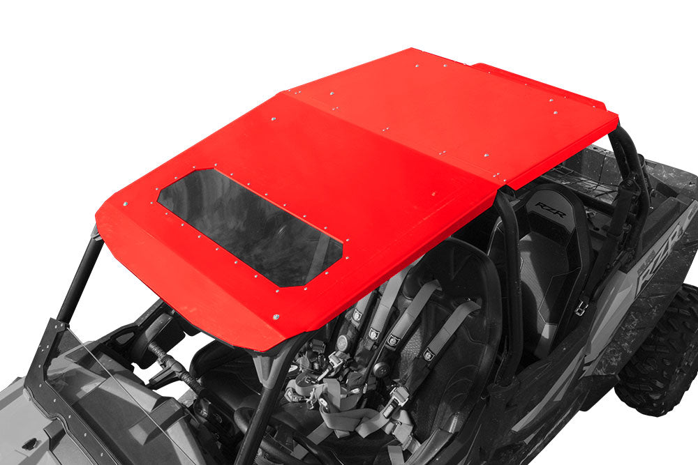 Fast Back Aluminum Roof RZR 900 4 1000 4 XPT 4 WITH SUNROOF - Red - Roof