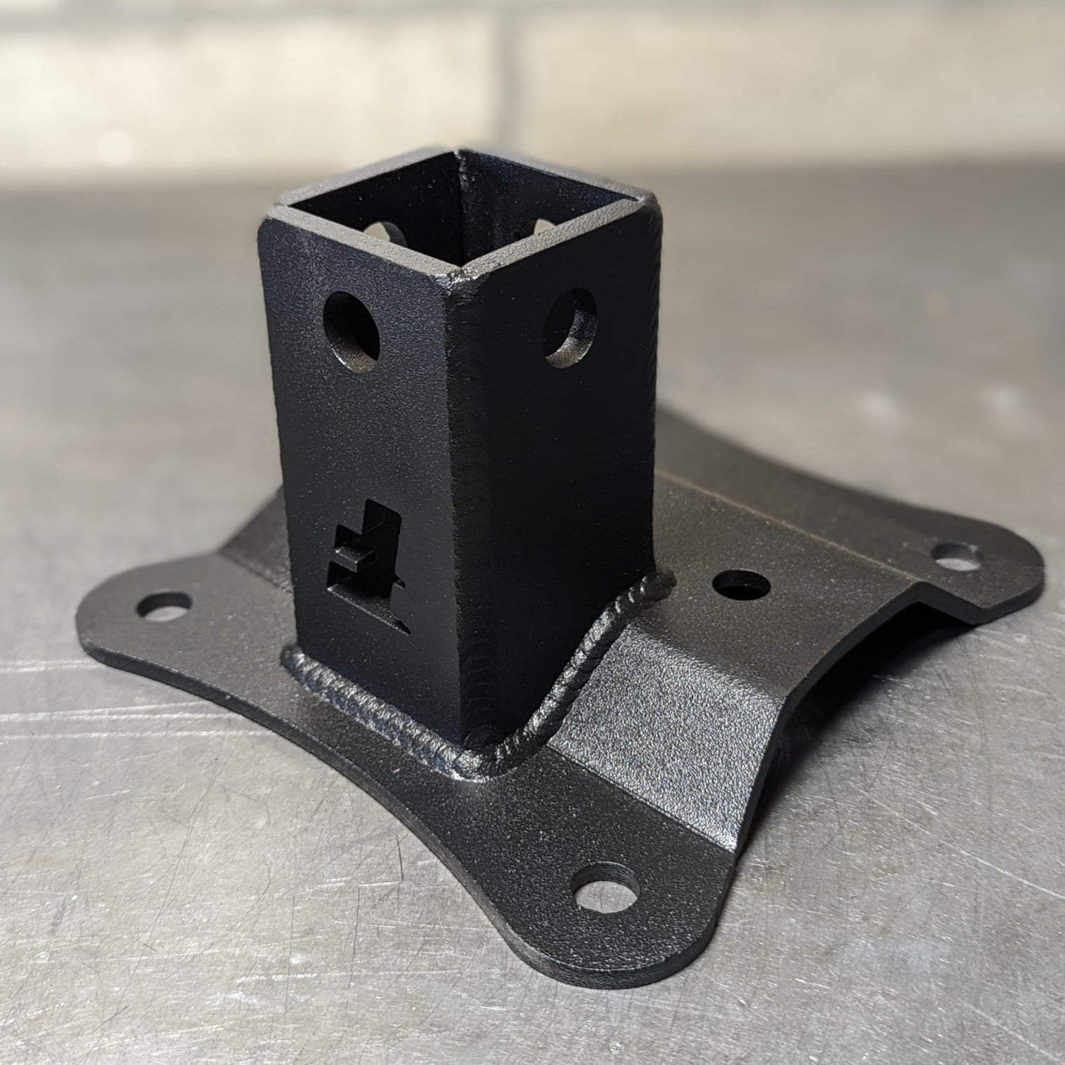 FastLab Can-am X3 Radius Rod Hitch Pull Plate - BLACK - Hitch Receiver