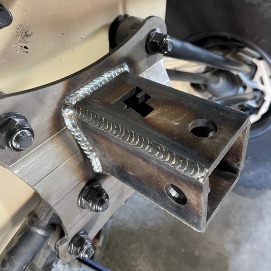 FastLab Can-am X3 Radius Rod Hitch Pull Plate - RAW - Hitch Receiver