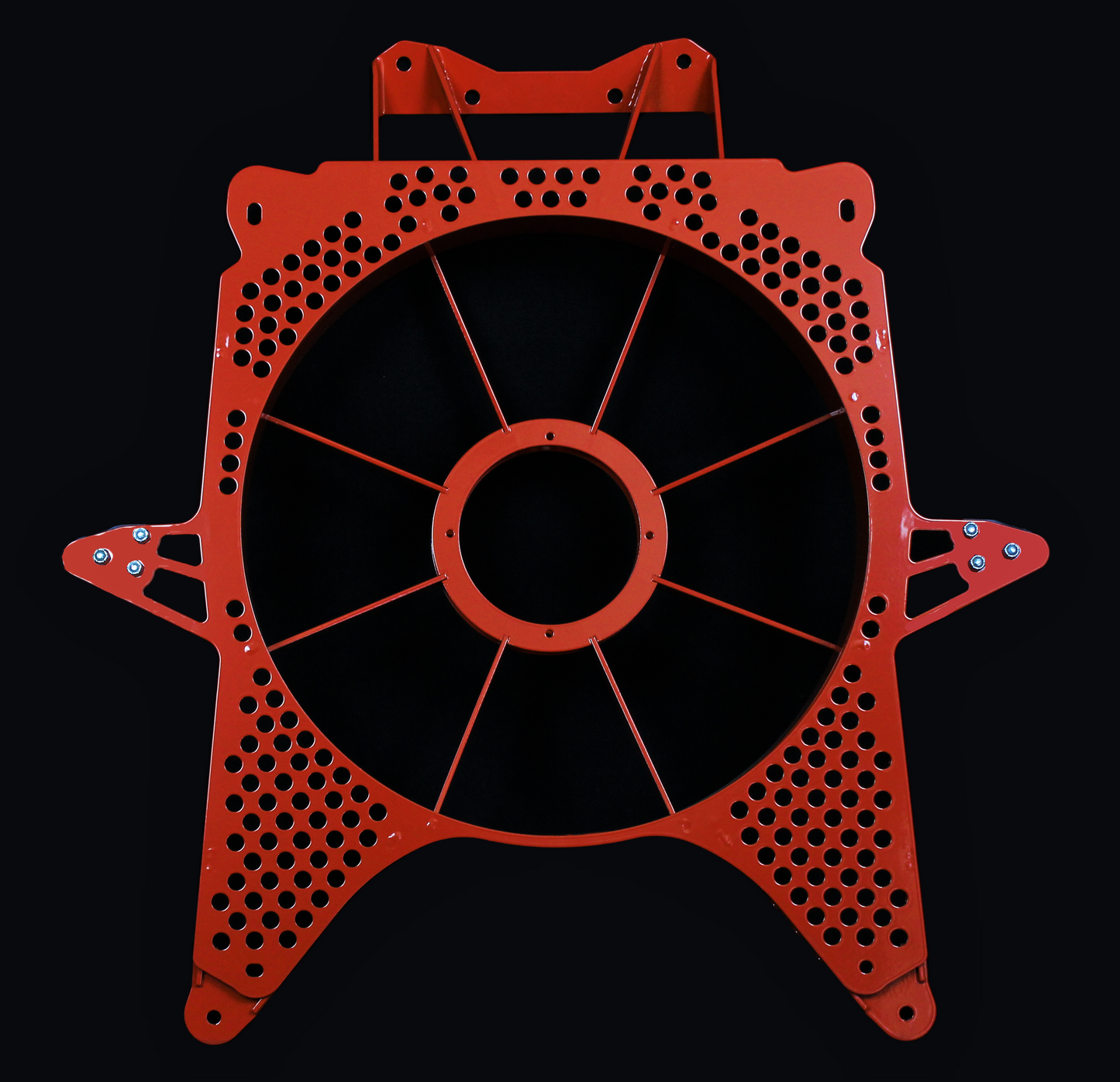FastLab Can-Am X3 Reinforced Fan Shroud - RED / No - Fan Shroud