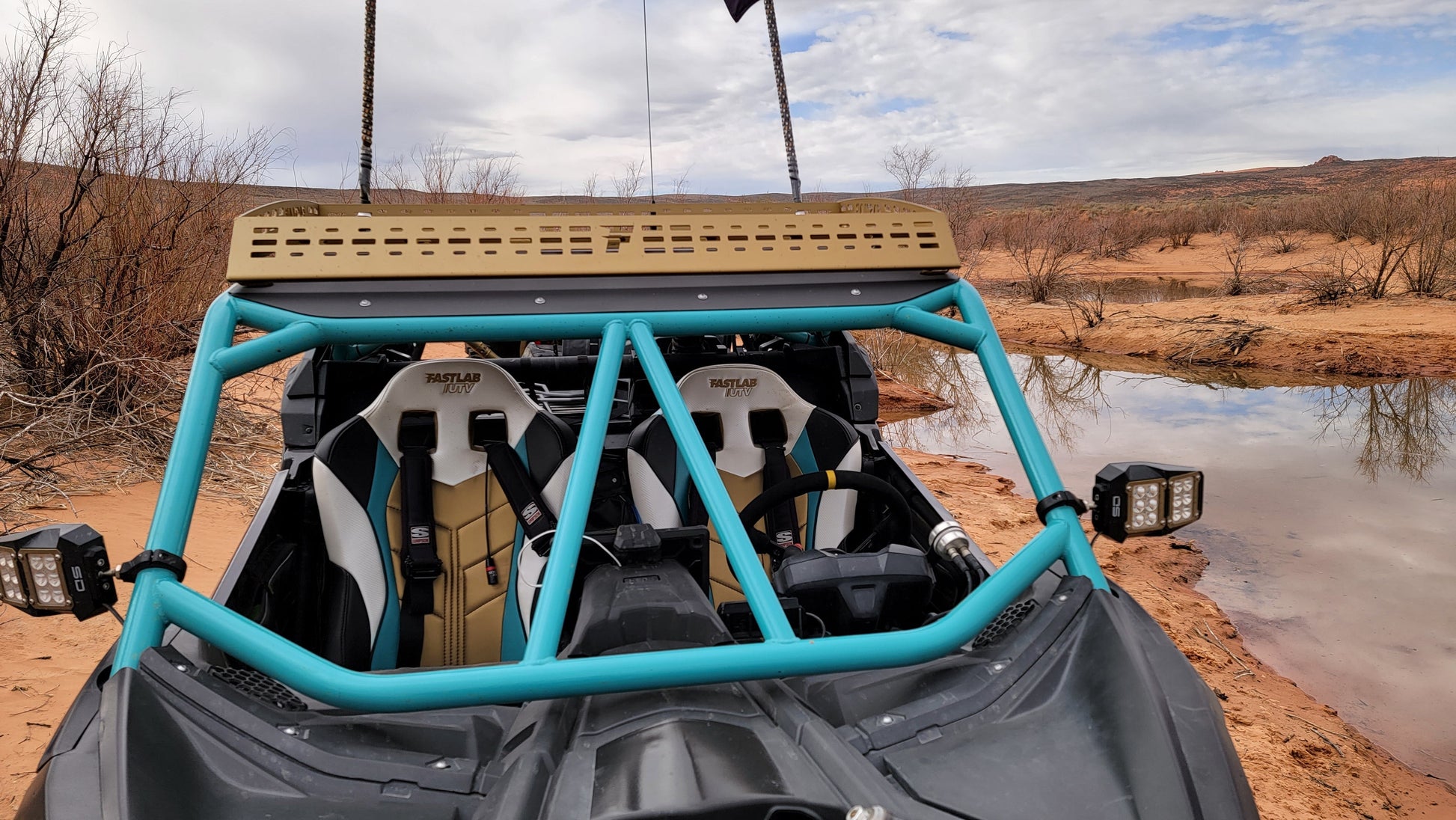 FASTLAB UTV Can-Am X3 Weld-it-Yourself Roof Rack for Radius Cage - Racks