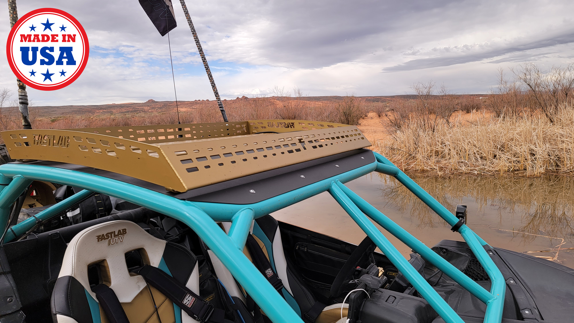FASTLAB UTV Can-Am X3 Weld-it-Yourself Roof Rack for Radius Cage - Racks