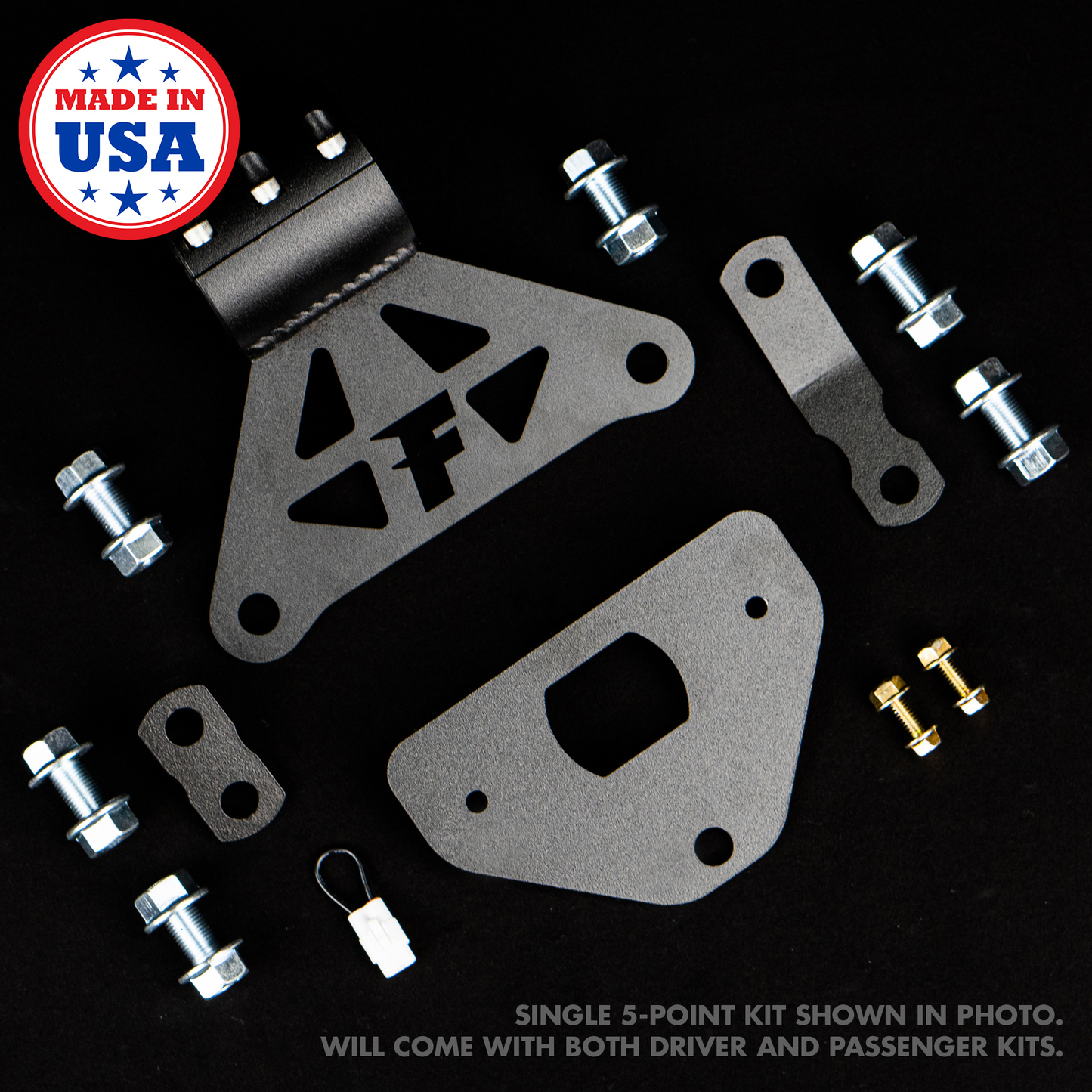 FastLab Yamaha YXZ1000R / Rmax 5-Point Harness Mounting Kit - Harness Plate