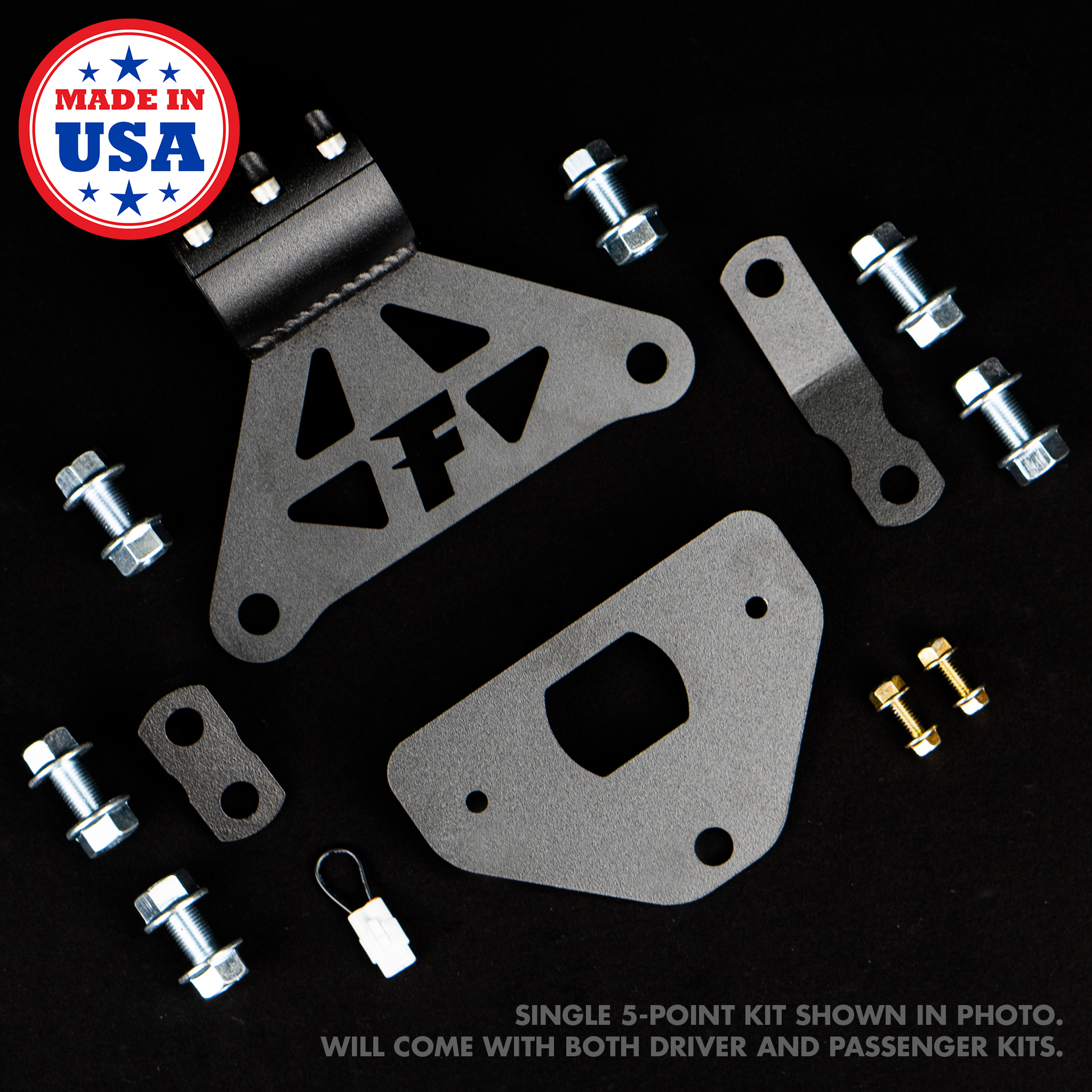FastLab Yamaha YXZ1000R / Rmax 5-Point Harness Mounting Kit - Harness Plate