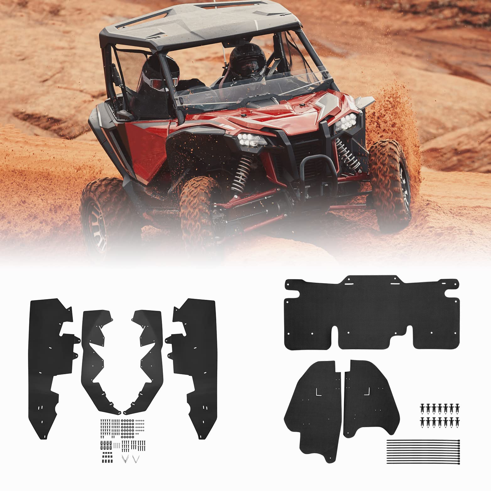 Fender Flares Mud Guards Mud Flaps For Talon 1000r 1000x 1000x-4