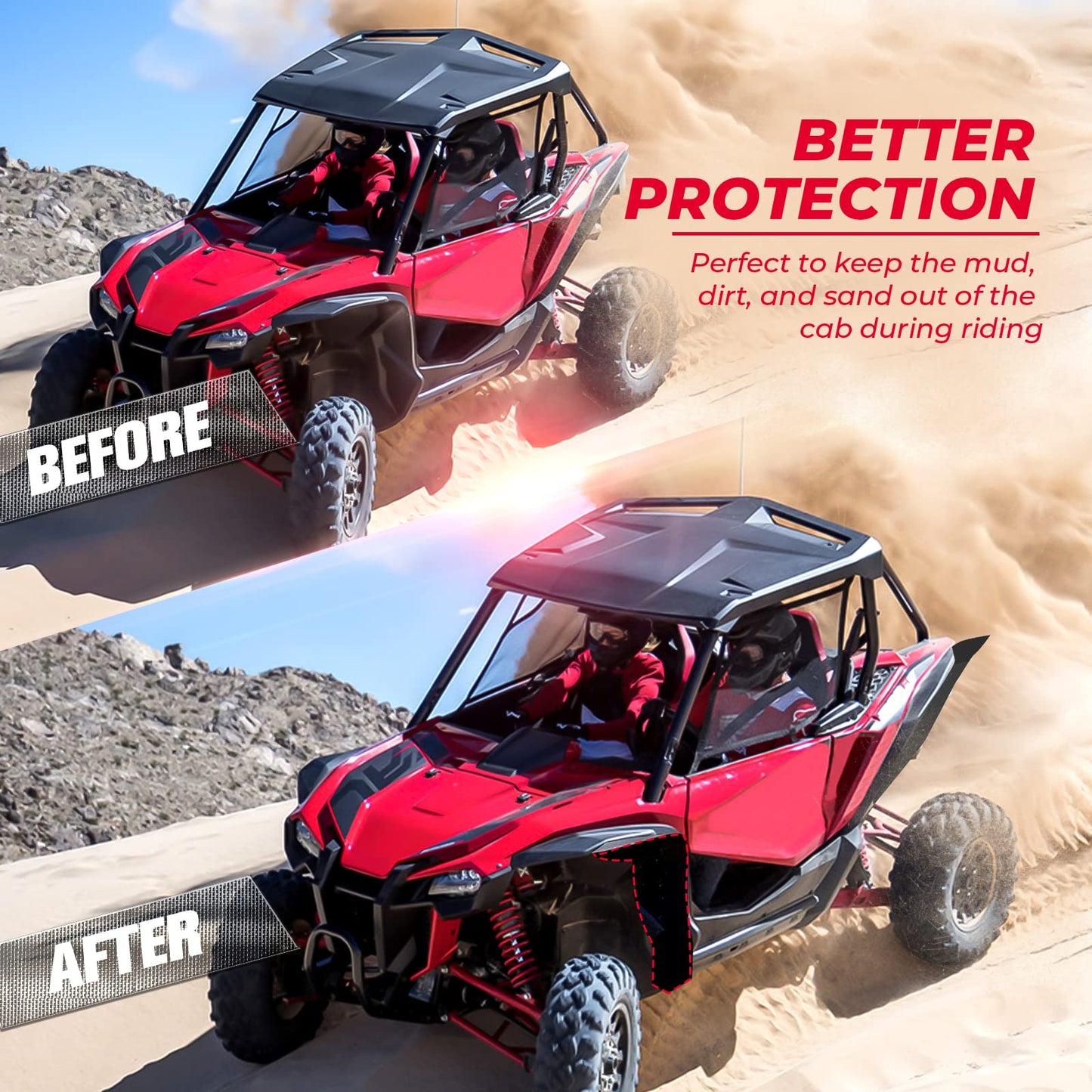 Fender Flares Mud Guards Mud Flaps For Talon 1000r 1000x 1000x-4