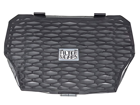 FILTERWEARS F137 Breathable Front Radiator Screen For Polaris RZR Front Fascia Grille 5453089-070 - Black - Air Filter