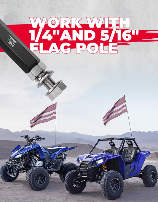 Flag Mount for 1/4’’ or 5/16’’ Mounting Base (1pc Black)