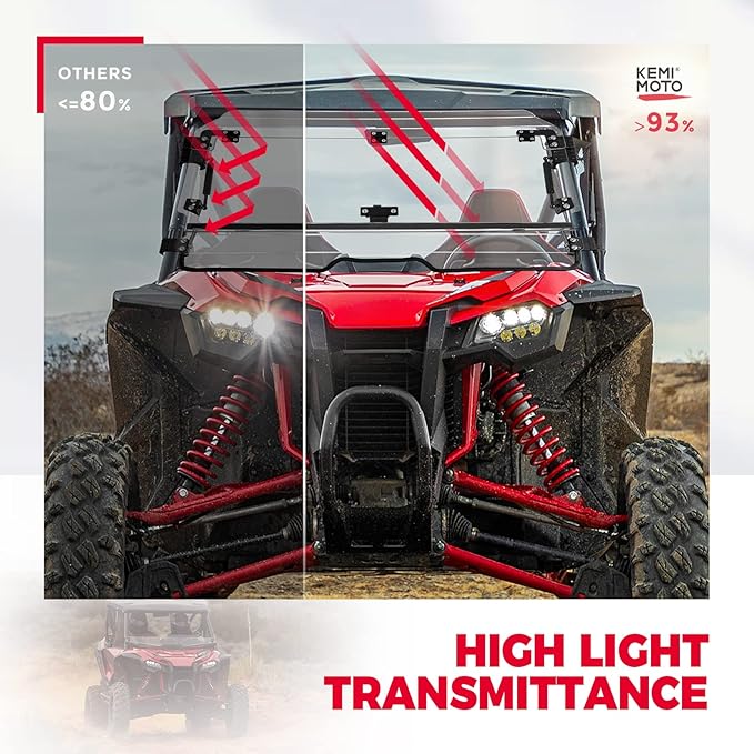 Flip 3-in-1 Windshield For Talon 1000X/1000R/1000X-4