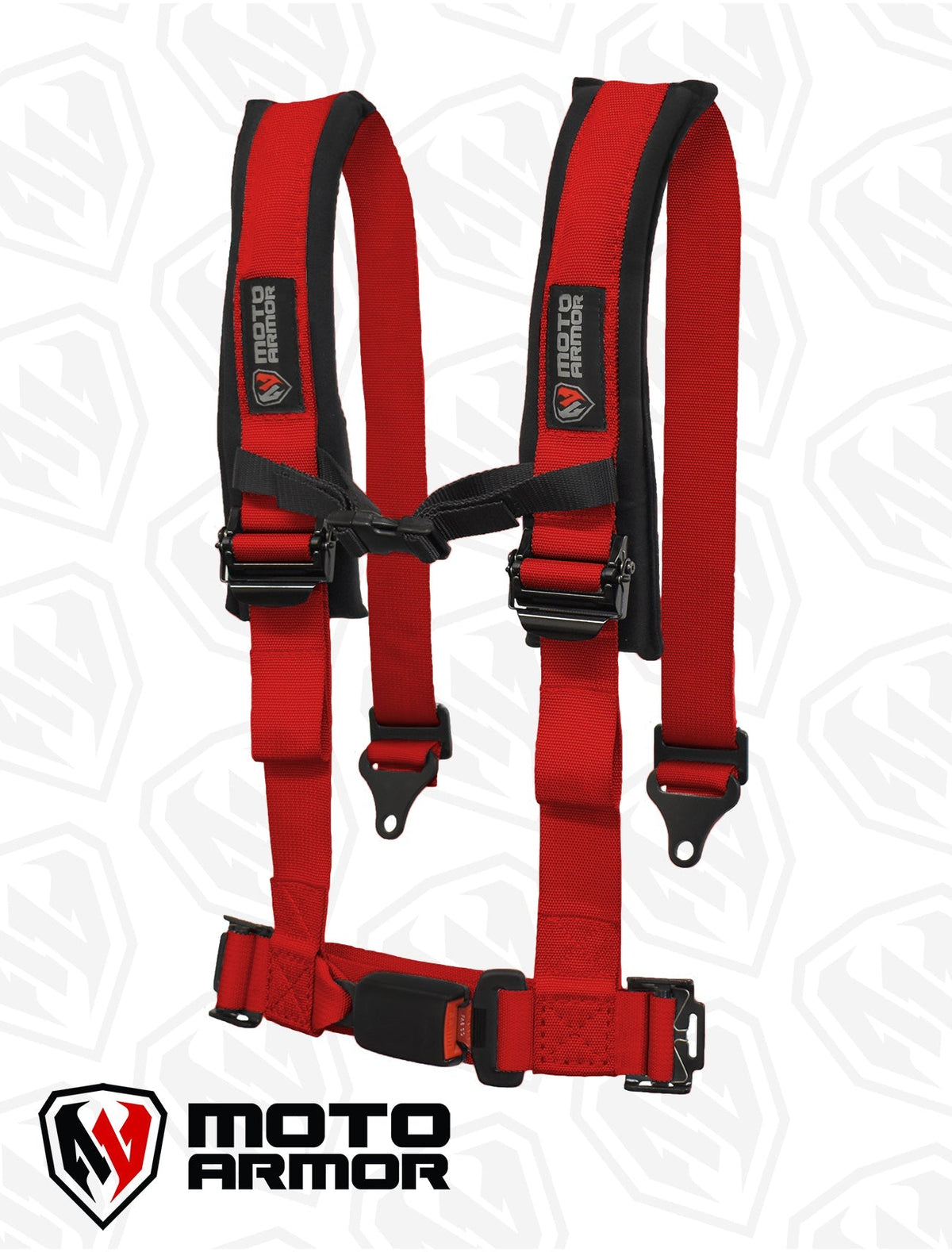 Four Point Harness OEM style latch - Red - Harness