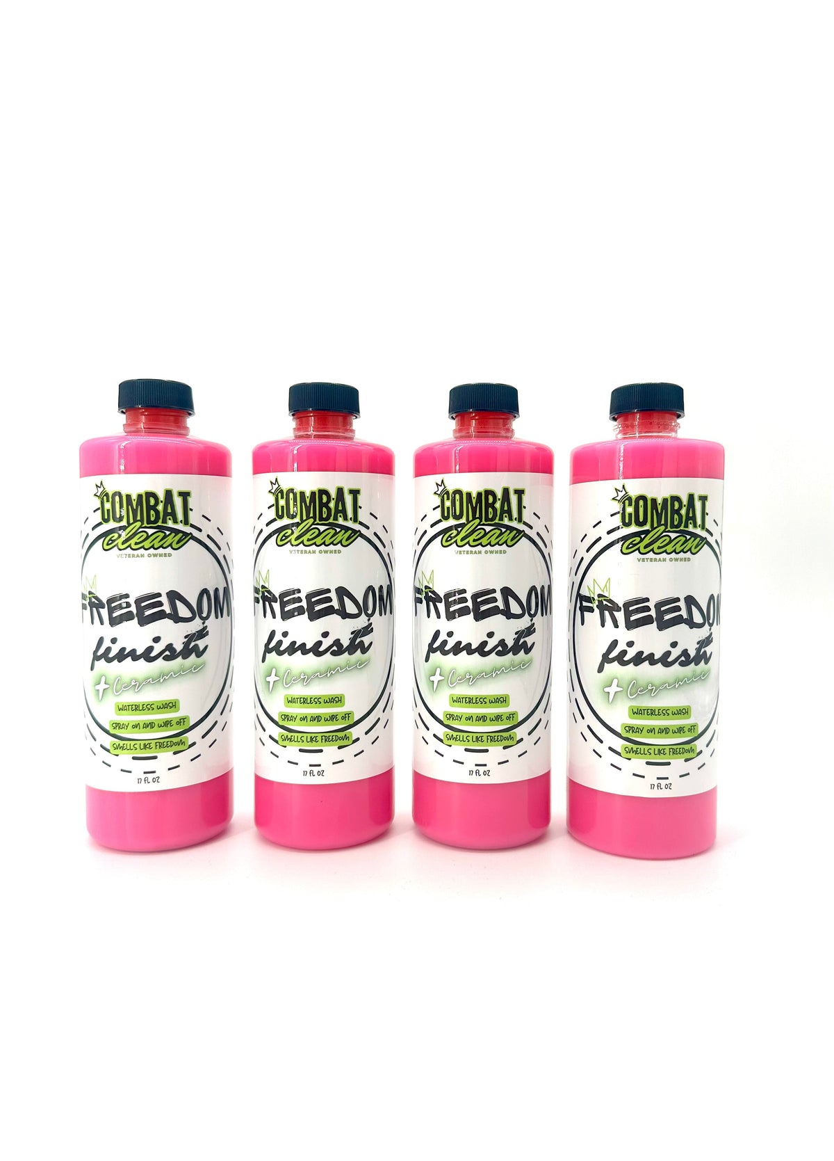 Freedom Finish (Ceramic Waterless Wash) - 17 oz (4 pack) - Cleaners