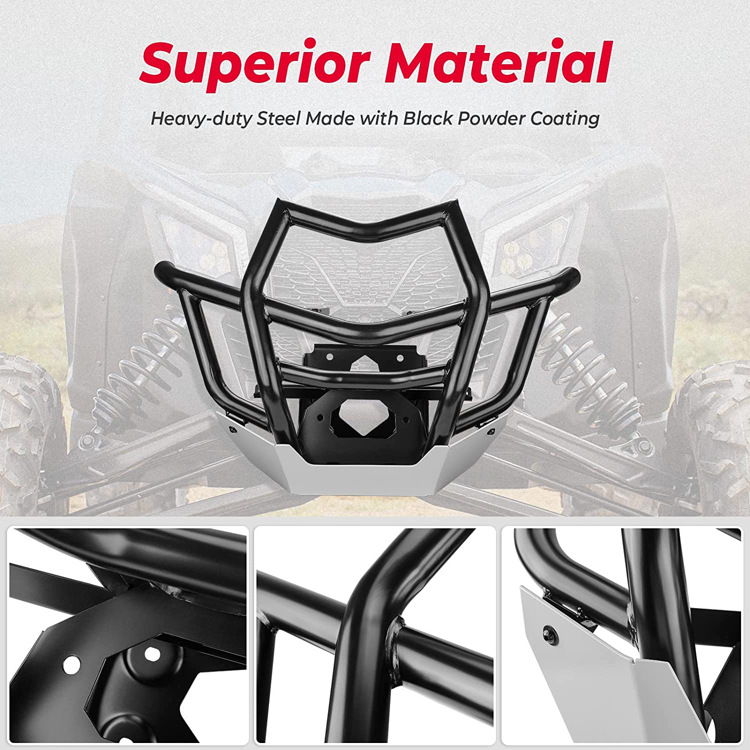 Front Bumpers & Hard Roof For Can-Am Maverick X3 MAX