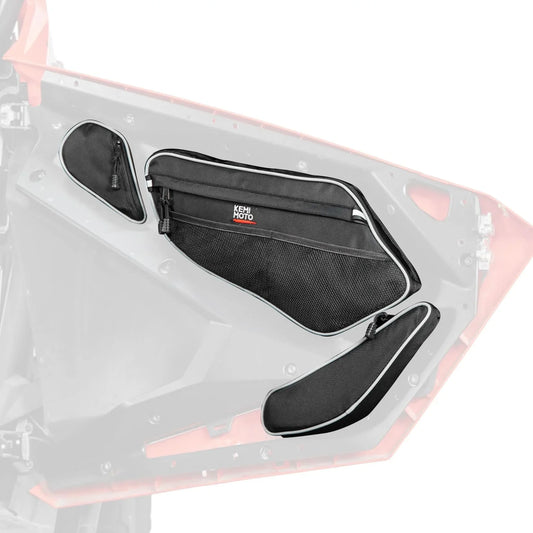 Front Door Bags With Knee Pads for Polaris RZR PRO XP/4 PRO R/4 Turbo R/4