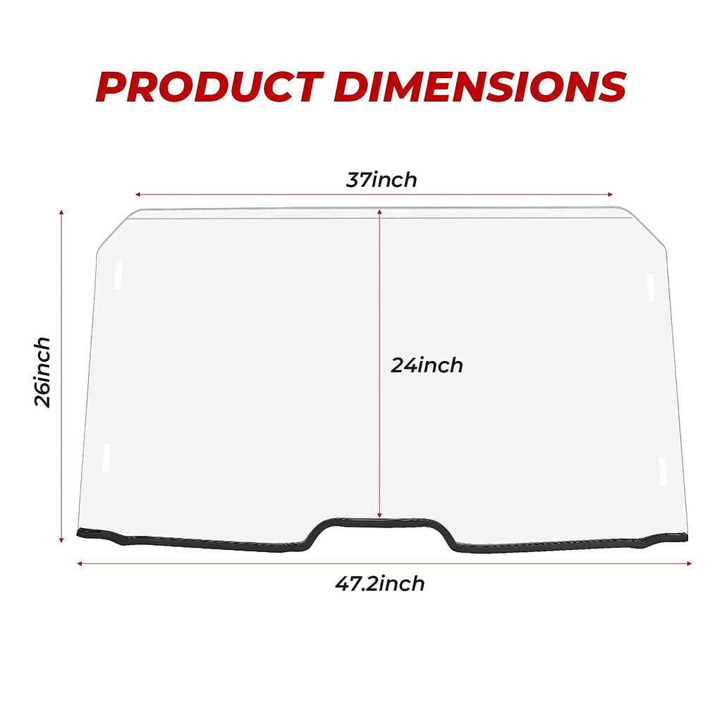 Front Full Windshield for Talon 1000x 1000r 1000x-4