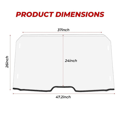 Front Full Windshield for Talon 1000x 1000r 1000x-4