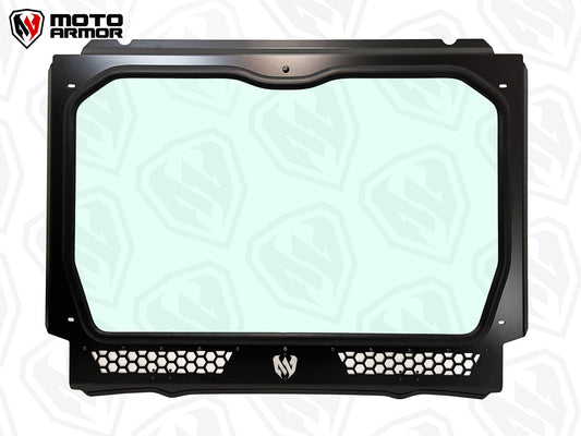 Full Glass Windshield for Polaris RZR PRO XP/RZR TURBO R (Two Vent Model) - Glass Front Windshield
