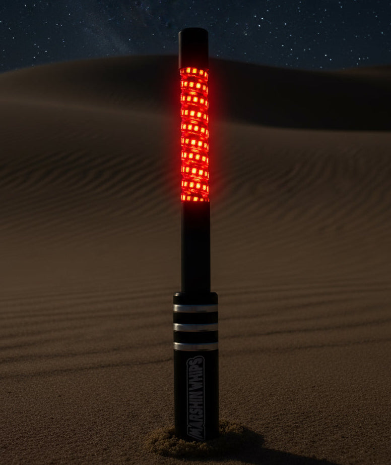 Game Changer LED Whip Set - Lollypop Red - 2 FT / RED - Whip