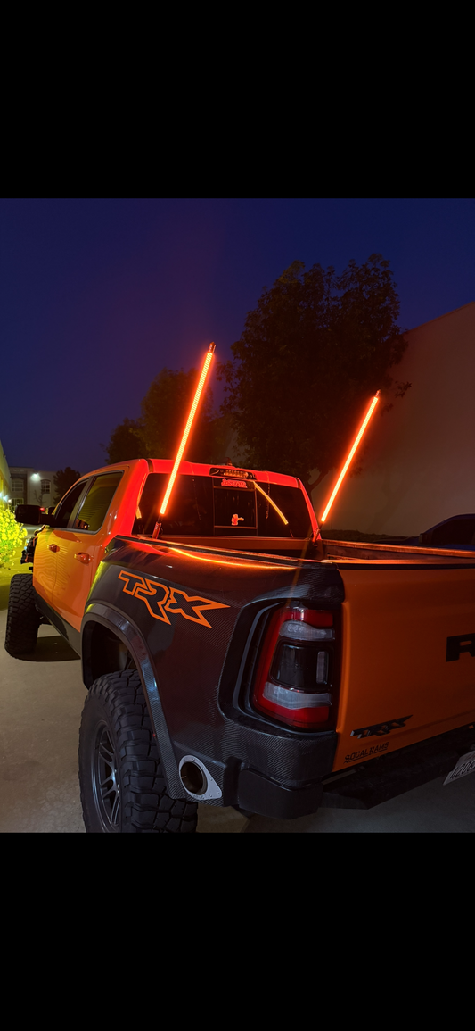 Game Changer LED Whip Set - Striking Orange - Whip