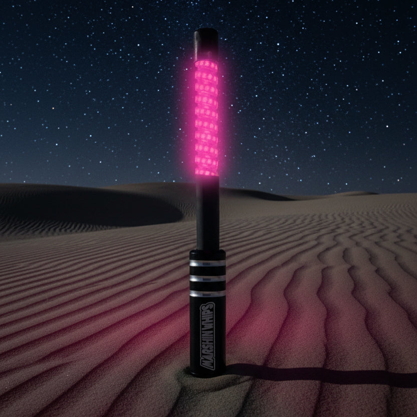 Game Changer LED Whip Set - Vibrant Purple - 2 FT / PINK - Whip