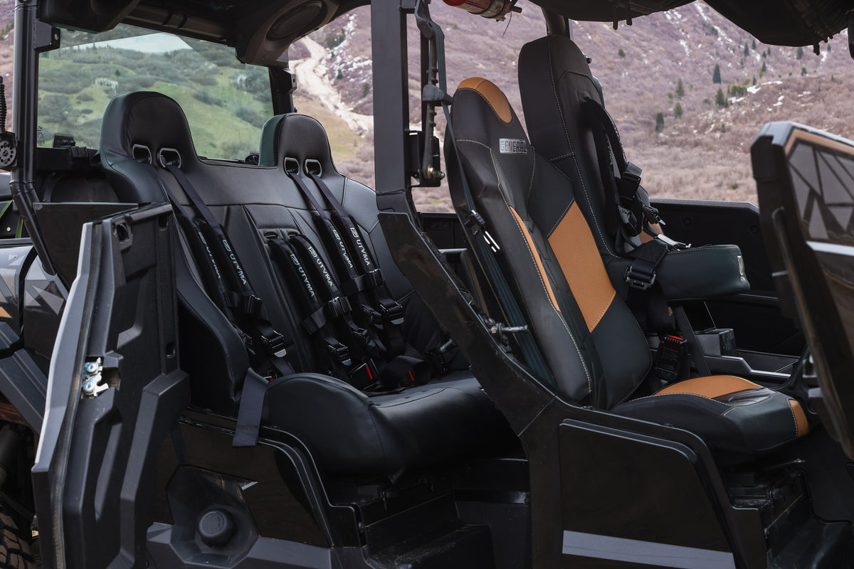 General 1000 Rear Bench Seat W Harnesses (2017+) - Bench Seat