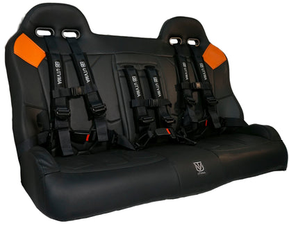 General 1000 Rear Bench Seat W Harnesses (2017+) - Bench Seat